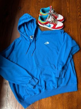 The North Face Men's Bright Blue Pullover Hoodie